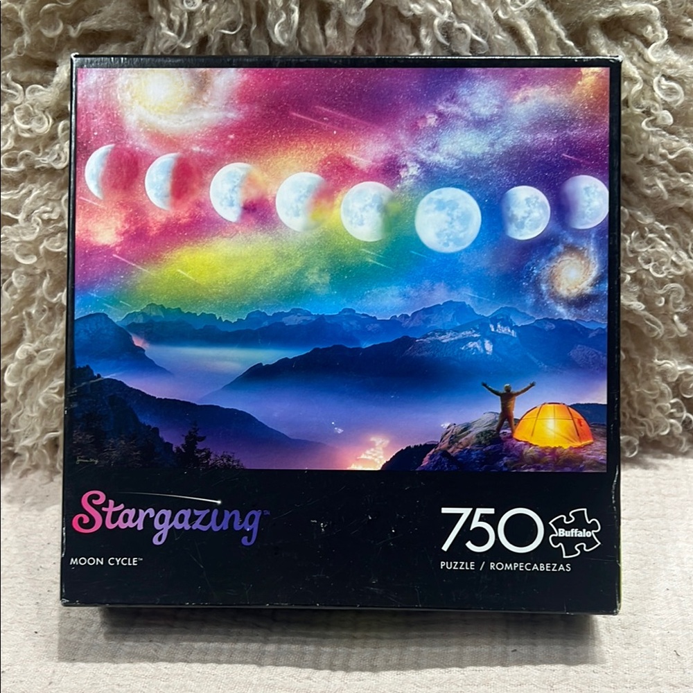 Buffalo Games 750 Piece Jigsaw Puzzle Moon Cycle Vivid Collections Series